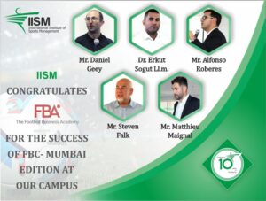 IISM Congratulates FBA for the success of FBC - Mumbai edition at our campus.