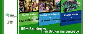 IISM Students helps society.